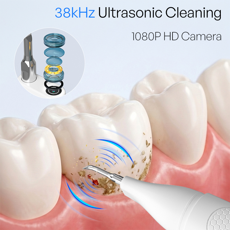 Visual Ultrasonic Teeth Cleane - Teeth Whitening Mouthwash ulasan dan harga