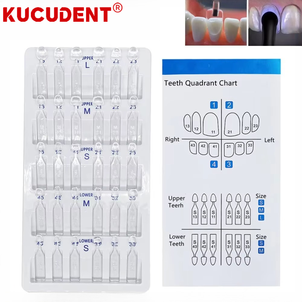 30Pcs/Set Dental Veneer Mould  - Teeth Whitening Moulds ulasan dan harga