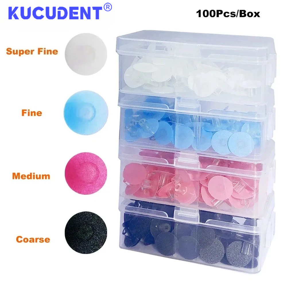 100Pcs Dental Polishing Discs  - Teeth Whitening Kit ulasan dan harga
